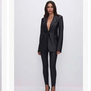 Good American Single Breasted Sculpted Blazer
